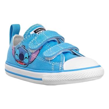 Imagem de Tênis Casual Azul Kids Stitch Velcro | All Star-Feminino