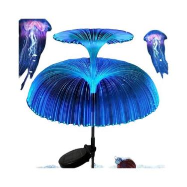 Imagem de Luzes De Fada Solares LED De 7 Cores Para Jardim, Luzes De Vaso De Gel