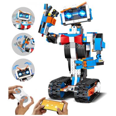 Imagem de Brinquedo de Construção Aukfa STEM, Kits de Construção para Meninos de 8 a 12 Anos, Blocos de Controle Remoto por Aplicativo, Aprendizado de