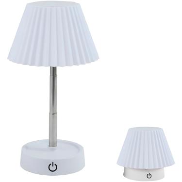 Imagem de Abajur Luminária de Mesa LED Recarregável Retrátil - Portátil Recarregável com Touch 3 Níveis de Luz USB 3000