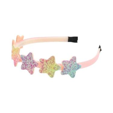 Imagem de Tiaras De Coração E Estrela Com Glitter Para Meninas, Acessórios De Ca