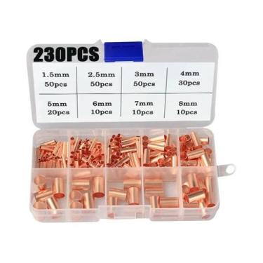 Imagem de Kit De Terminais De Cobre Pequenos Para Cabos Com 970 Peças, Incluindo