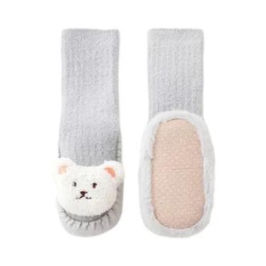 Imagem de Meias De Veludo Para Bebês Meninas E Meninos, Antiderrapantes, Quentes