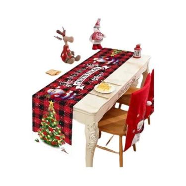 Imagem de Caminho De Mesa Feliz Natal Papai Noel 2025 Decoração De Festa De Nata