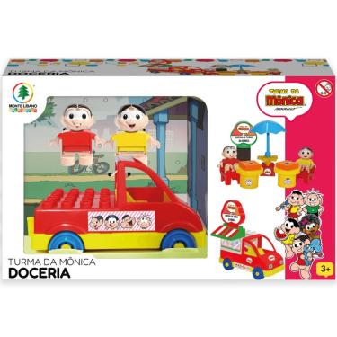 Imagem de Blocos de Montar Turma da Mônica Doceria para Estimular Criatividade Coordenação Motora...