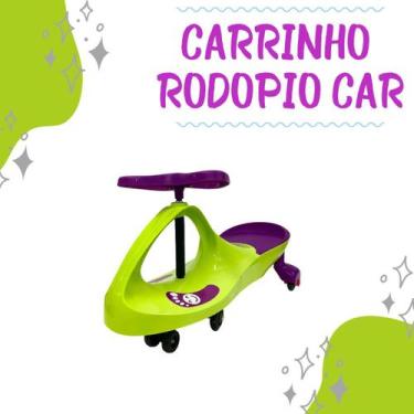 Imagem de Carrinho Rolimã Carrinho Rodopio 360 com LED Suporta 100kg Gira Gira C