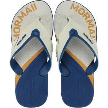 Imagem de Chinelo De Dedo Mormaii Neocycle IV Tira Grossa Masculino, Azul, 41/42