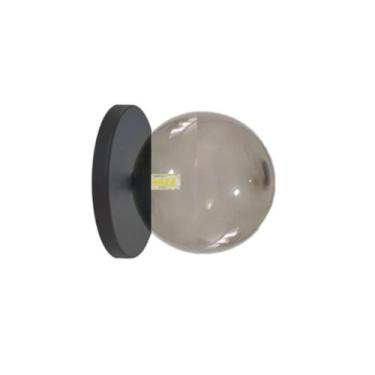 Imagem de Arandela Moderna Globo de Vidro Sala Corredor Quarto Lavabo - Arevo Il