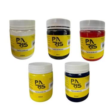 Imagem de Kit Padrão Artístico Tinta Acrílica Paris 250ml