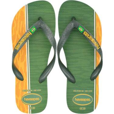 Imagem de Chinelo De Dedo Havainas Top Nations I Masculino - Havaianas, Amarelo,