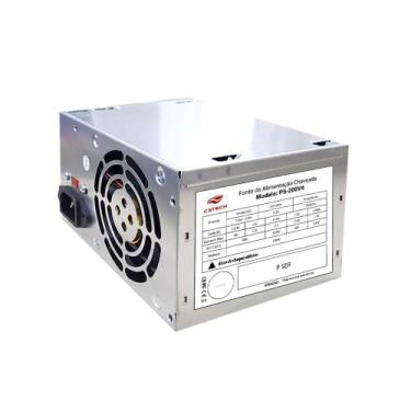 Imagem de Fonte c3tech atx 200w ps-200v4 bivolt s/ cabo, 200W