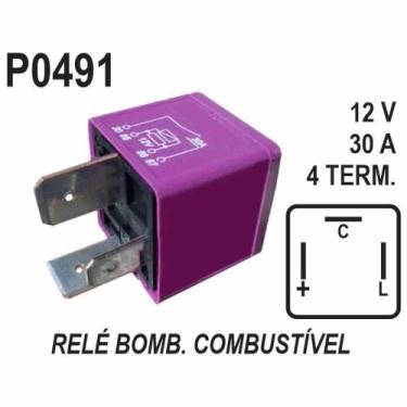 Imagem de RELE AUXILIAR BOMBA COMBUSTIVEL para VECTRA/ ASTRA 12V 30AMP - DNI