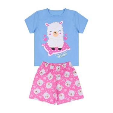 Imagem de Pijama Infantil Menina Azul - Alemara, 3