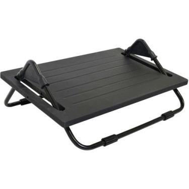 Imagem de Suporte Ergonômico Para Pés Preto - Multivisão - MULTIVISAO