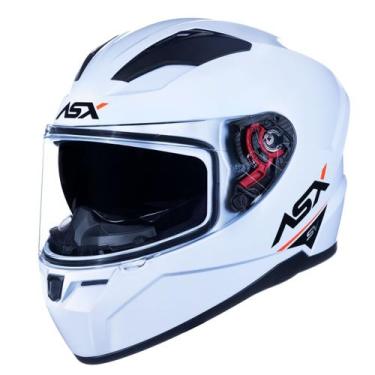Imagem de Capacete Moto Integral Fechado ASX City Sv Solid Com Óculos Solar Inte