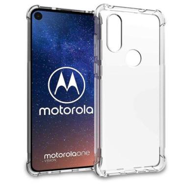 Imagem de Capa Capinha Anti Impacto Shock Moto One Fusion Tpu Transparente - POP