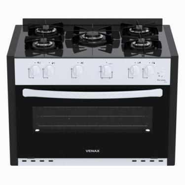 Imagem de Fogao de Embutir 5 Bocas Venax Picasso Line Branco Gas Glp, Bivolt