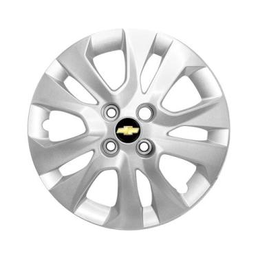 Imagem de Calota Aro 15 Gm Onix/prisma 2020 Prata Com Emblema Resinado - GFM, Pr