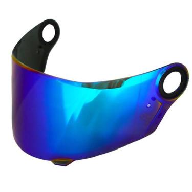 Imagem de Viseira Espelhada Azul Capacete Ls2 FF358 Fw3 Gt Vision - Geral