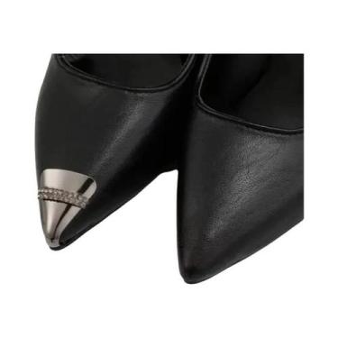 Imagem de Protetores De Bico Metálicos Para Sapatos De Salto Alto Femininos, Dec