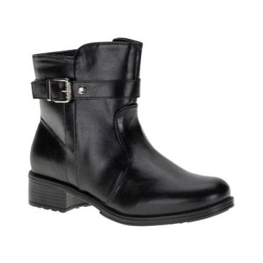 Imagem de Bota Coturno Cano Baixo Mooncity R.72111, Preto, 37