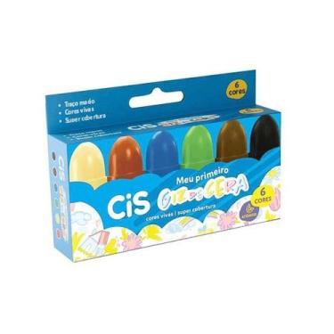 Imagem de Gizão de Cera Meu Primeiro CIS 6 Cores