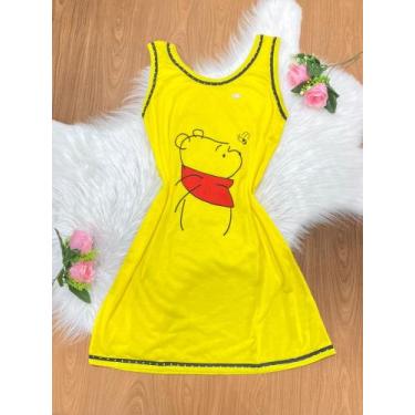 Imagem de Camisola alça adulto Garfield - Tribo do Pijama , Amarelo, g