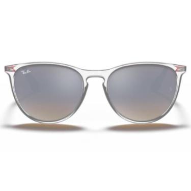 Imagem de Óculos Solar Ray Ban Junior RJ 9060S, Transparente, Cinza escuro polar