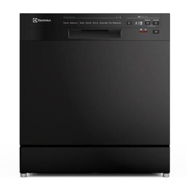 Imagem de Lava-Louça Electrolux Preta com 8 Serviços, 8 Programas de Lavagem - L