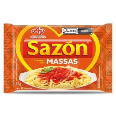Imagem de Tempero em Pó Sazón para Massas 60g - Realce Sabor Rápido e Prático - 