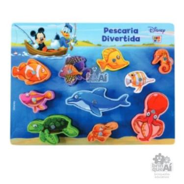 Imagem de Pescaria Divertida Disney MDF Mickey - Toymix