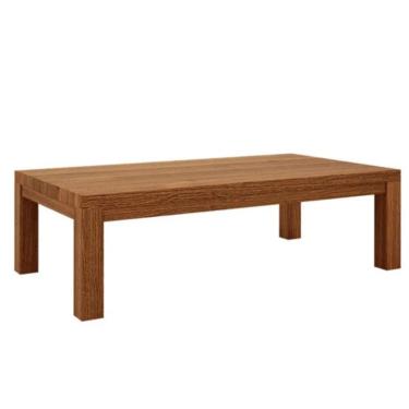 Imagem de Mesa de Centro Nature Retangular Madeira Maciça 120CM Rústico Escuro Finestra Móveis
