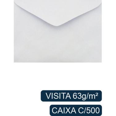 Imagem de Envelope Visita Romitec 115x80mm 63grs Branco com Fechamento Seguro