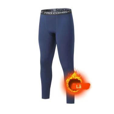 Imagem de Leggings Térmicas De Inverno Para Homens, Calças De Compressão Longas 