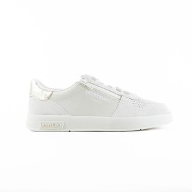 Imagem de Tênis Feminino Bottero Casual Couro Legítimo Original 364902, 35, Marf