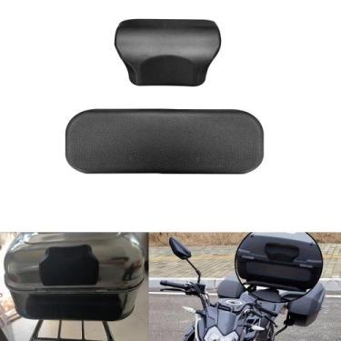 Imagem de Baú Traseiro Para Motocicleta 22L 23L Com Almofada De Encosto Confortá