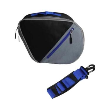 Imagem de Bolsas De Bagagem Expansíveis Pretas Para Motocicleta Yamaha Tracer 9 