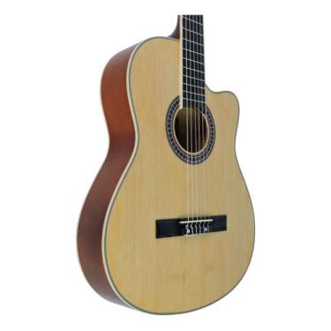 Imagem de Violão Acústico Nylon Deviser L330NT Cutway Profissional Natural Destr