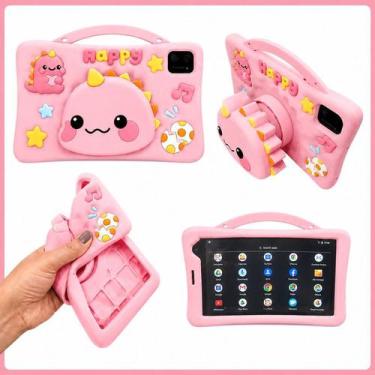 Imagem de Tablet Infantil Dinossauro Tablet Infantil Android WiFi Presente Dia D