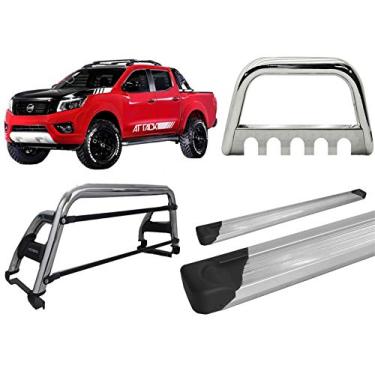 Imagem de KIT QUEBRA MATO+SANTO ANTONIO H2+ESTRIBO FONTIER 16/20 CROMO