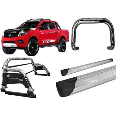 Imagem de KIT QUEBRA MATO+SANTO ANTONIO H3+ESTRIBO FONTIER 17/20 CROMO