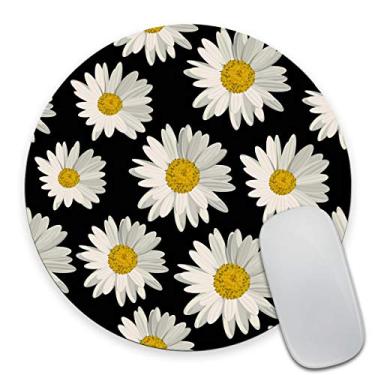 Imagem de Mouse pad Smooffly Girassol Mousepad aquarela decoração de mesa floral mouse pads redondo mouse pad girassol, Gmr80, 7.9*7.9 Inch