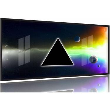 Imagem de Quadro Pink Floyd Banda Música Decorativo 130x60 Moldura Preta 2x2