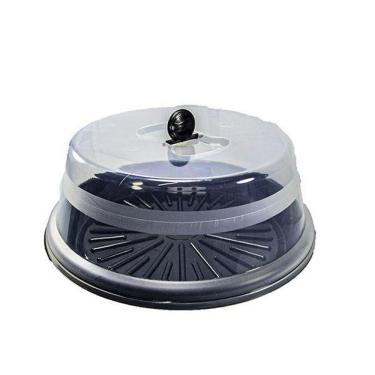 Imagem de Boleira Com Tampa Preto 31Cm 129  Plastico Rainha