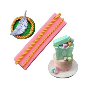 Imagem de Molde De Silicone Acabamento Cordas, Cordão