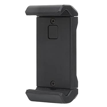 Imagem de Hilitand Clipe universal para celular, suporte de tablet ajustável alongado duas vezes com sapato frio e interface de montagem de 0,6 cm, tripé de suporte/alça/bastão de selfie/luz de enchimento/microfone