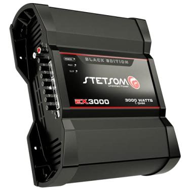 Imagem de Amplificador Stetsom Black Edition Digital 3000W 1Canal 1Ohm, EX3000,