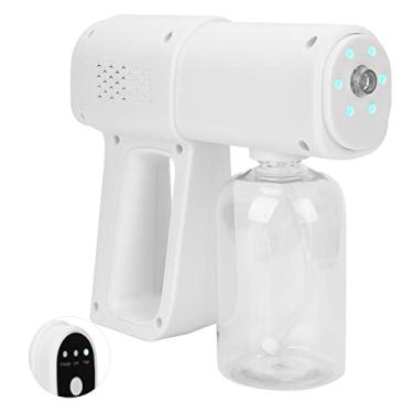 Imagem de Pistola de vapor de pulverização, bocal de névoa fina de estabilidade, pistola de pulverização portátil leve para remoção de ácaros de carro para cuidados com o cabelo para limpeza doméstica (branca)