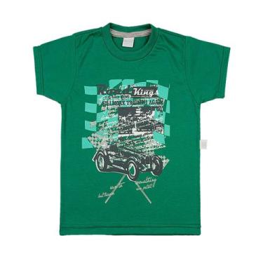 Imagem de Camiseta Infantil Meia Malha Road Kings - Verde - Ano Zero