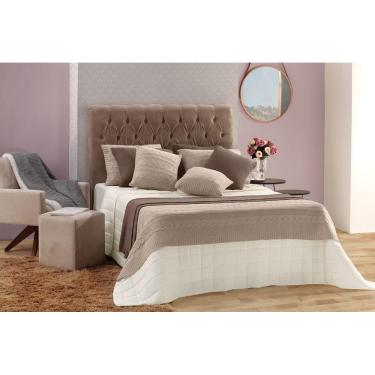 Imagem de Peseira Tricot Luxo Cama King Marfim